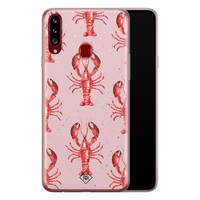 Casimoda Samsung Galaxy A20s siliconen telefoonhoesje - Lobster all the way