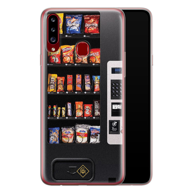 Casimoda Samsung Galaxy A20s siliconen hoesje - Snoepautomaat