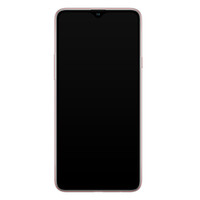 Casimoda Samsung Galaxy A20s siliconen telefoonhoesje - Palm leaves silhouette