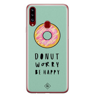 Casimoda Samsung Galaxy A20s siliconen hoesje - Donut worry