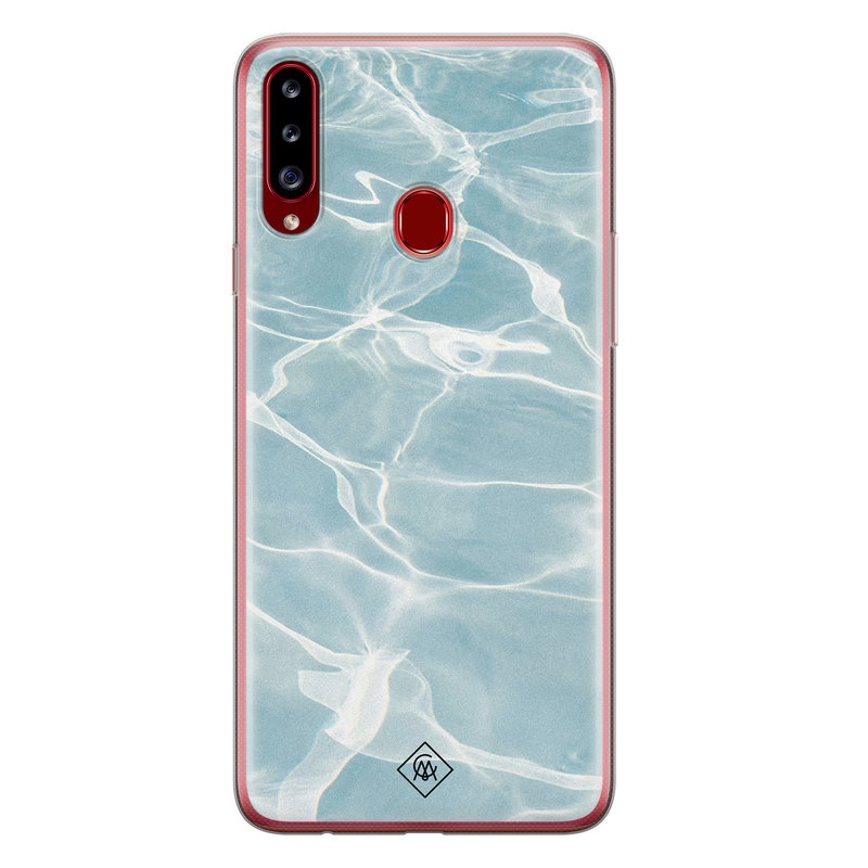 Casimoda Samsung Galaxy A20s siliconen hoesje - Oceaan