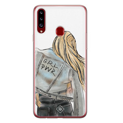 Casimoda Samsung Galaxy A20s siliconen hoesje - GRL PWR