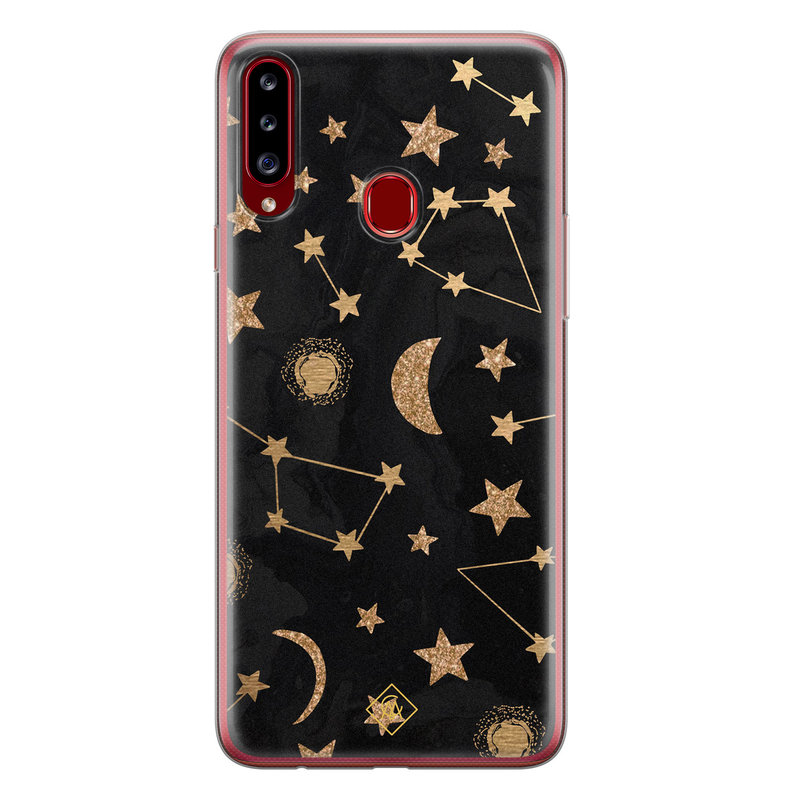 Casimoda Samsung Galaxy A20s siliconen hoesje - Counting the stars