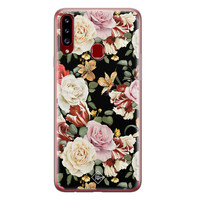 Casimoda Samsung Galaxy A20s siliconen hoesje - Flowerpower