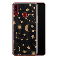 Casimoda Samsung Galaxy A20s siliconen hoesje - Counting the stars