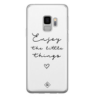 Casimoda Samsung Galaxy S9 siliconen hoesje - Enjoy life