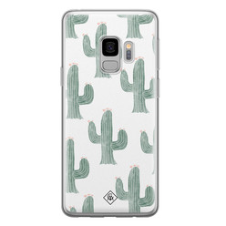 Casimoda Samsung Galaxy S9 siliconen hoesje - Cactus print