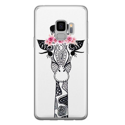 Casimoda Samsung Galaxy S9 siliconen hoesje - Giraffe