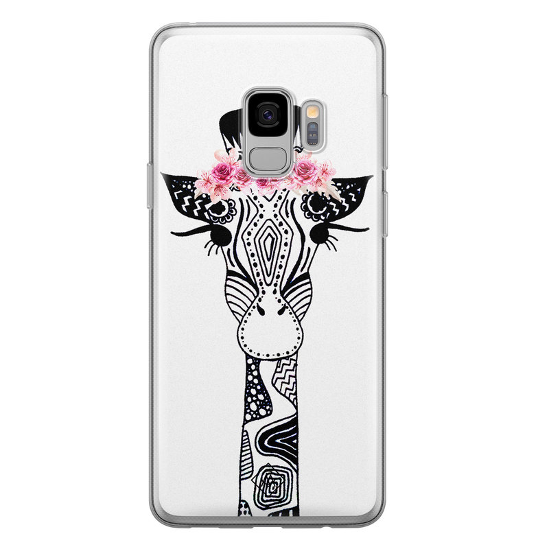 Casimoda Samsung Galaxy S9 siliconen telefoonhoesje - Giraffe