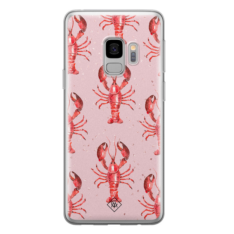 Casimoda Samsung Galaxy S9 siliconen telefoonhoesje - Lobster all the way