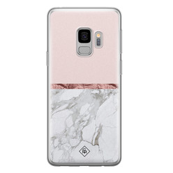 Casimoda Samsung Galaxy S9 siliconen hoesje - Rose all day