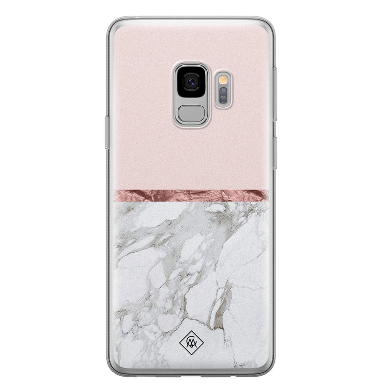 Casimoda Samsung Galaxy S9 siliconen telefoonhoesje - Rose all day