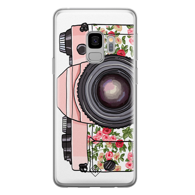 Casimoda Samsung Galaxy S9 siliconen telefoonhoesje - Hippie camera