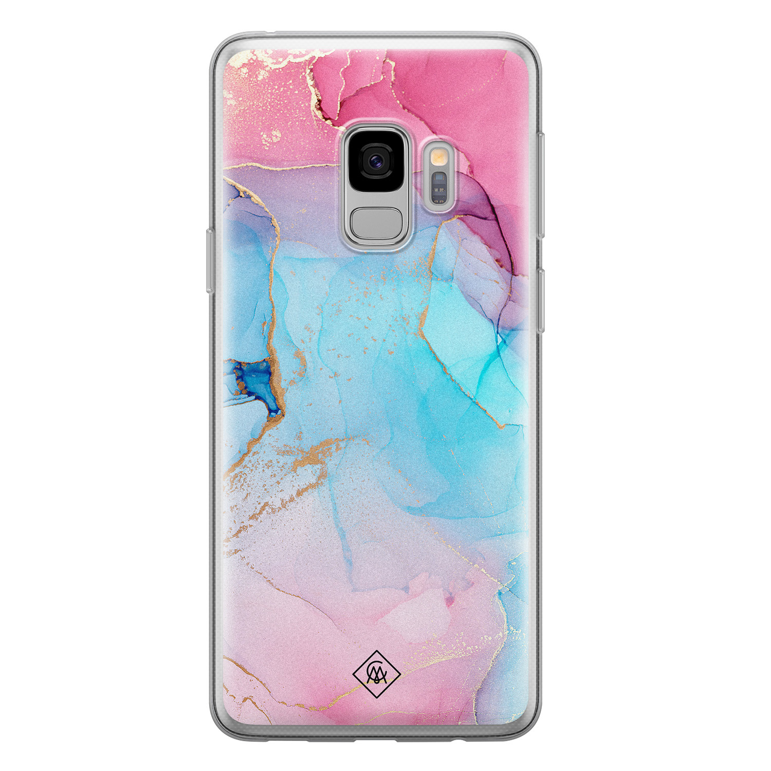 Samsung Galaxy S9 siliconen hoesje Marble colorbomb