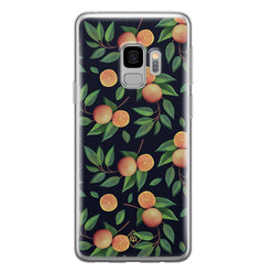 Casimoda Samsung Galaxy S9 siliconen hoesje - Orange lemonade