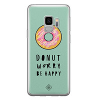 Casimoda Samsung Galaxy S9 siliconen hoesje - Donut worry