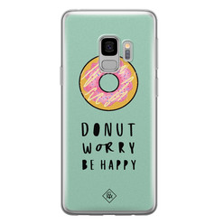 Casimoda Samsung Galaxy S9 siliconen hoesje - Donut worry