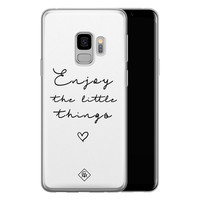 Casimoda Samsung Galaxy S9 siliconen hoesje - Enjoy life