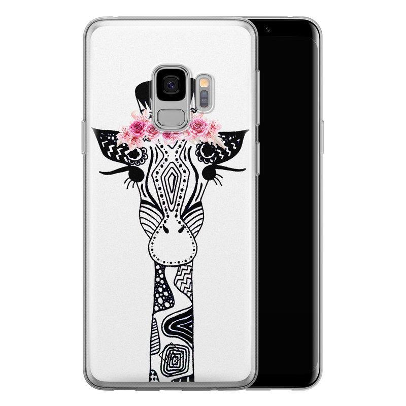 Casimoda Samsung Galaxy S9 siliconen telefoonhoesje - Giraffe