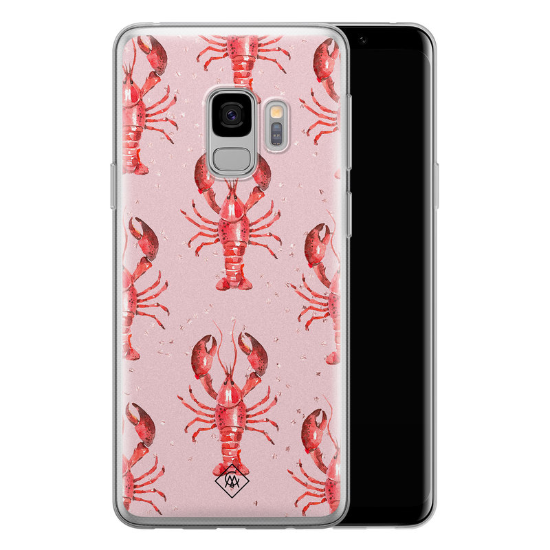 Casimoda Samsung Galaxy S9 siliconen telefoonhoesje - Lobster all the way