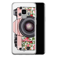 Casimoda Samsung Galaxy S9 siliconen telefoonhoesje - Hippie camera