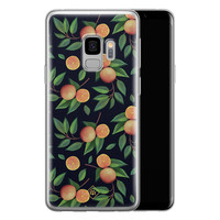 Casimoda Samsung Galaxy S9 siliconen hoesje - Orange lemonade