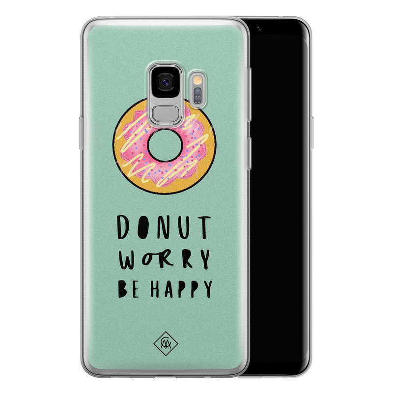 Casimoda Samsung Galaxy S9 siliconen hoesje - Donut worry