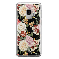 Casimoda Samsung Galaxy S9 siliconen hoesje - Flowerpower