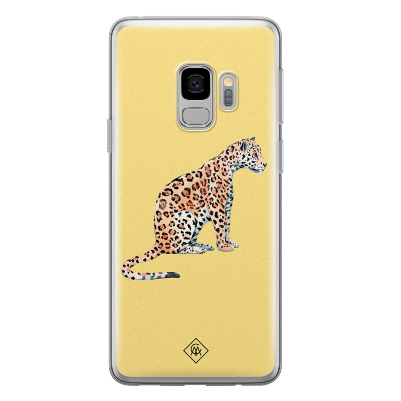 Casimoda Samsung Galaxy S9 siliconen hoesje - Leo wild