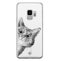 Casimoda Samsung Galaxy S9 siliconen hoesje - Peekaboo