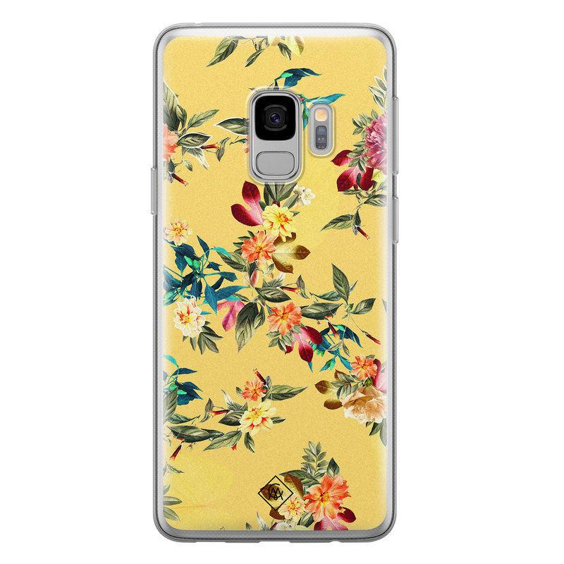 Casimoda Samsung Galaxy S9 siliconen hoesje - Floral days