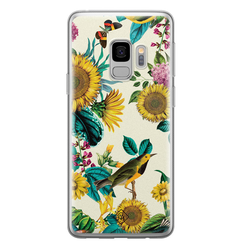 Casimoda Samsung Galaxy S9 siliconen hoesje - Sunflowers