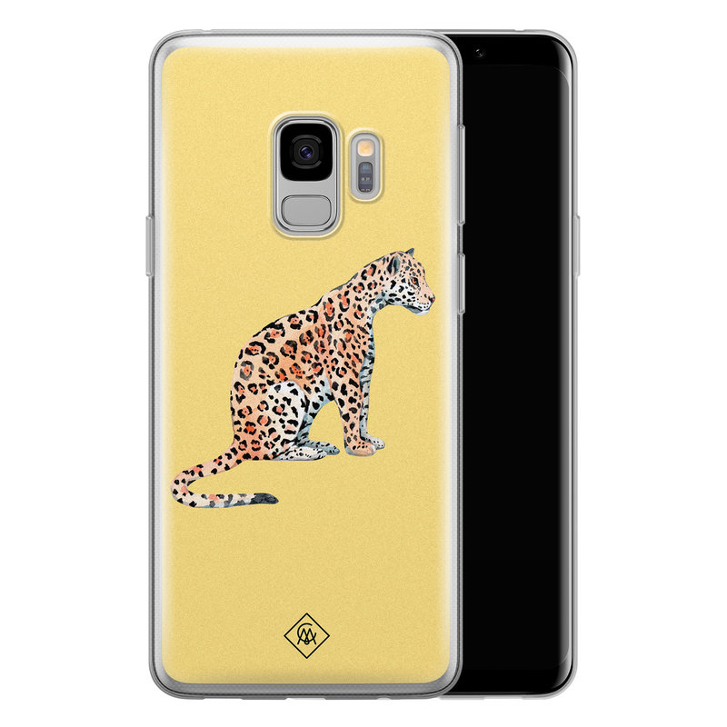 Casimoda Samsung Galaxy S9 siliconen hoesje - Leo wild