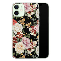 Casimoda iPhone 12 mini siliconen hoesje - Flowerpower