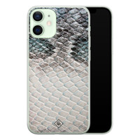 Casimoda iPhone 12 mini siliconen hoesje - Oh my snake