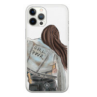 Casimoda iPhone 12 Pro Max siliconen hoesje - GRL PWR