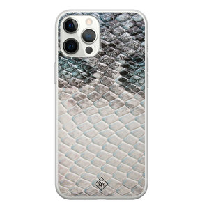 Casimoda iPhone 12 Pro Max siliconen hoesje - Oh my snake