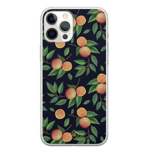 Casimoda iPhone 12 Pro Max siliconen hoesje - Orange lemonade