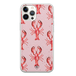 Casimoda iPhone 12 Pro Max siliconen hoesje - Lobster all the way