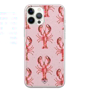 Casimoda iPhone 12 Pro Max siliconen hoesje - Lobster all the way