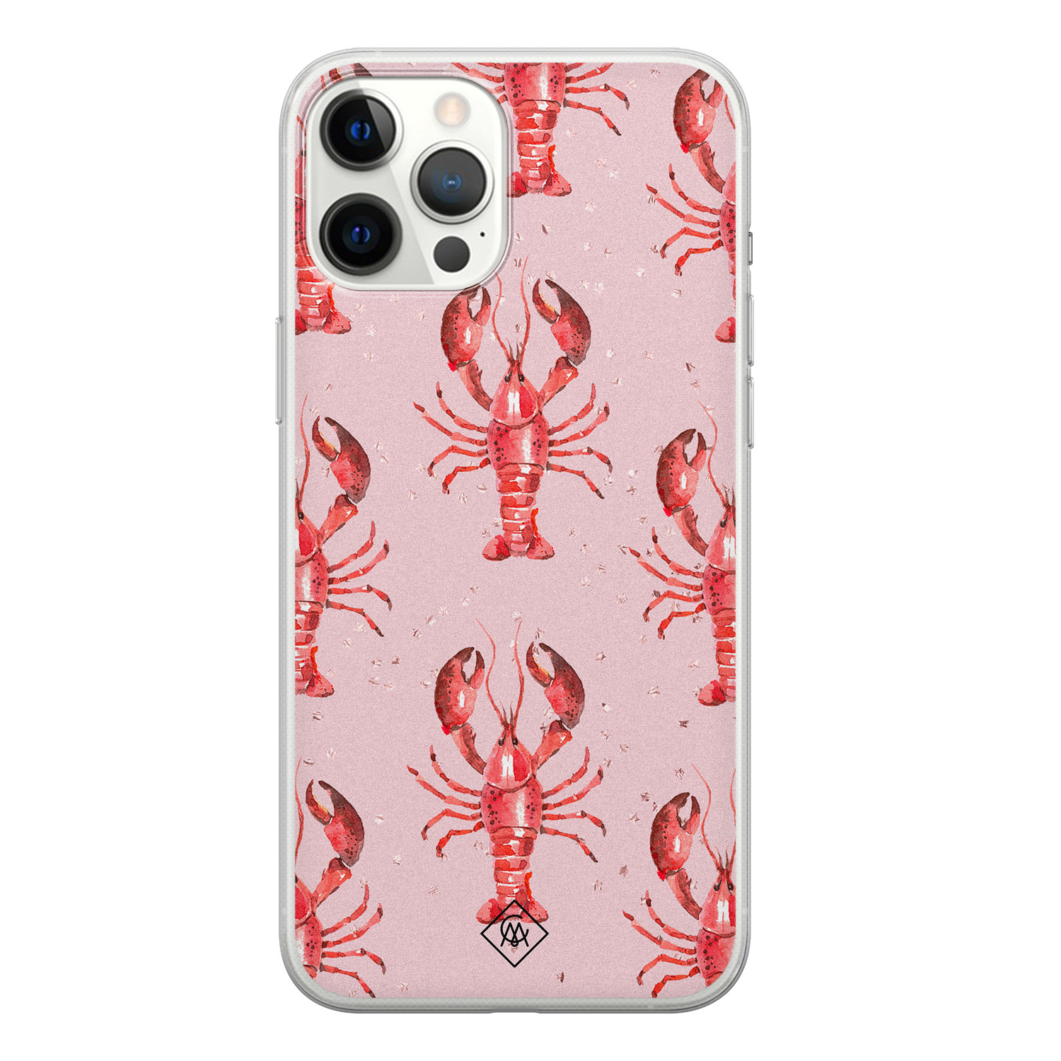 iPhone 12 Pro Max siliconen telefoonhoesje Lobster all the way