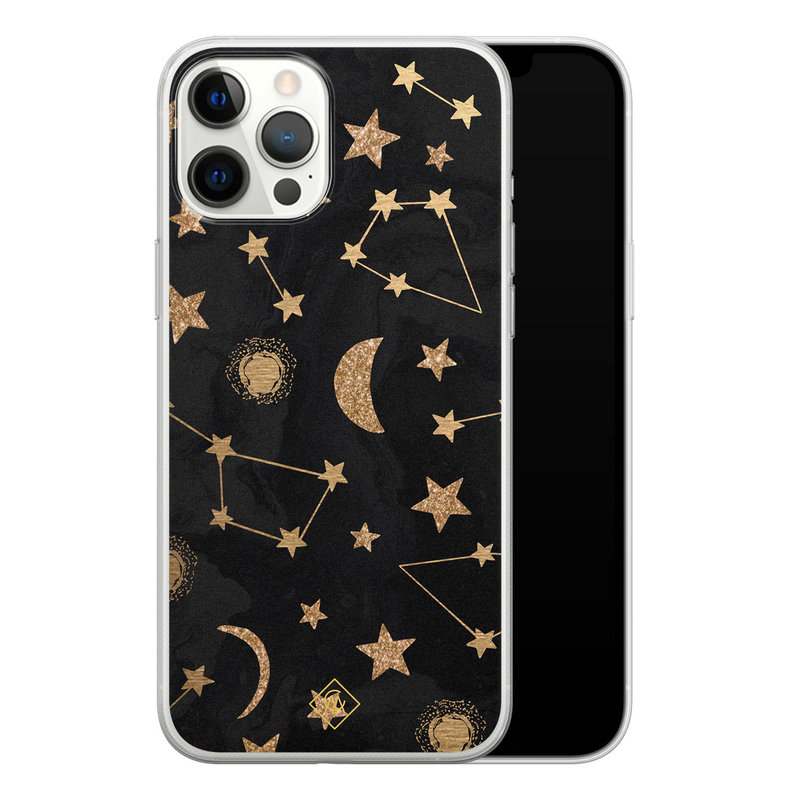 Casimoda iPhone 12 Pro Max siliconen hoesje - Counting the stars