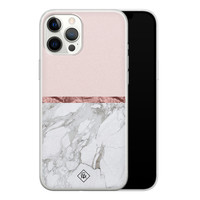 Casimoda iPhone 12 Pro Max siliconen telefoonhoesje - Rose all day