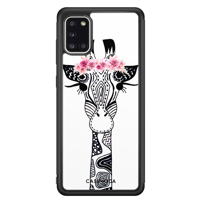 Casimoda Samsung Galaxy A31 hoesje - Giraffe