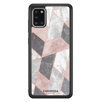 Casimoda Samsung Galaxy A31 hoesje - Stone grid