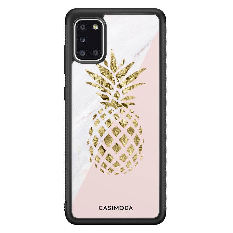 Casimoda Samsung Galaxy A31 hoesje - Ananas