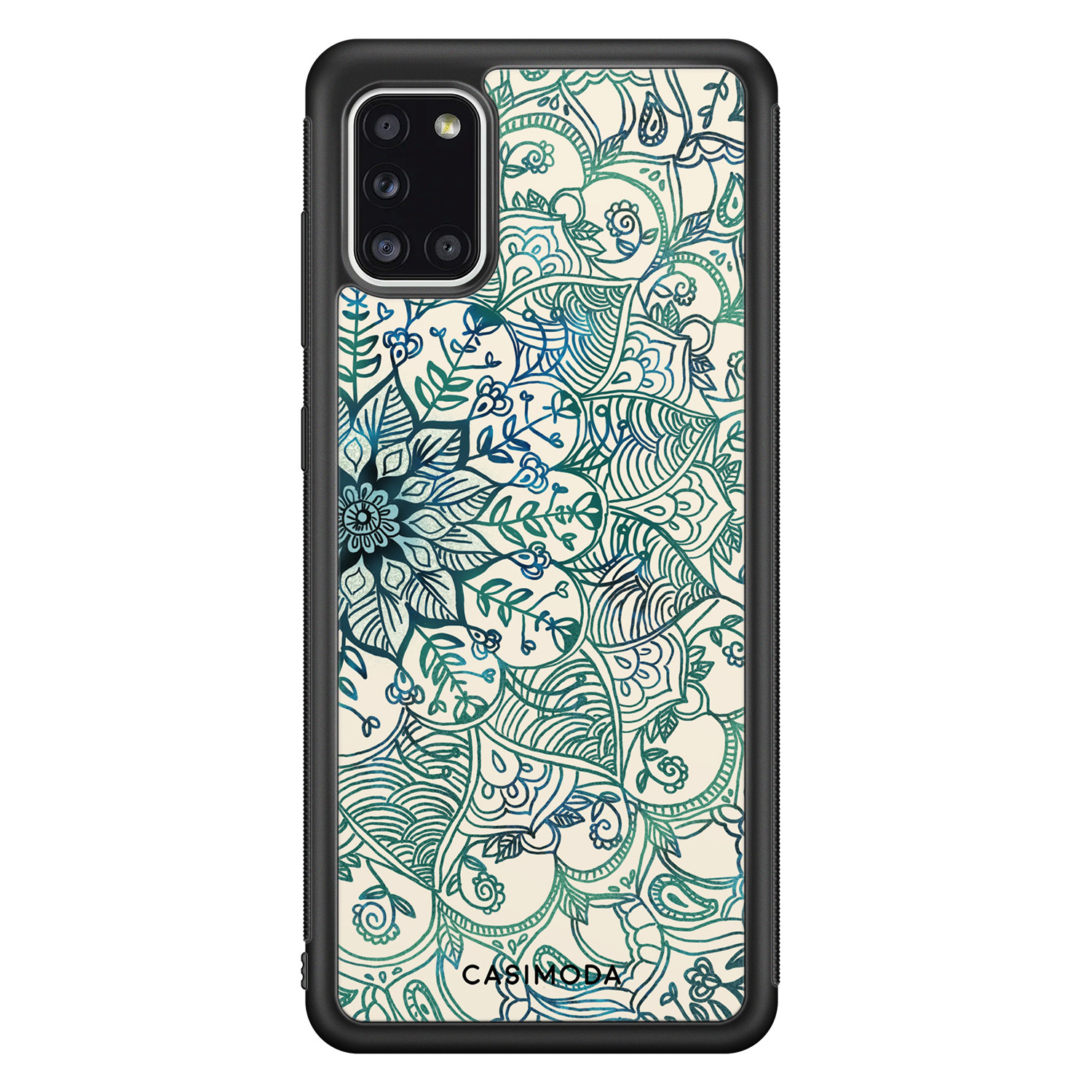 Samsung Galaxy A31 hoesje - Mandala blauw