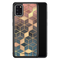 Casimoda Samsung Galaxy A31 hoesje - Cubes art