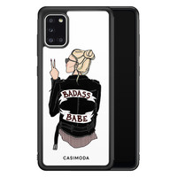 Casimoda Samsung Galaxy A31 hoesje - Badass babe blondine