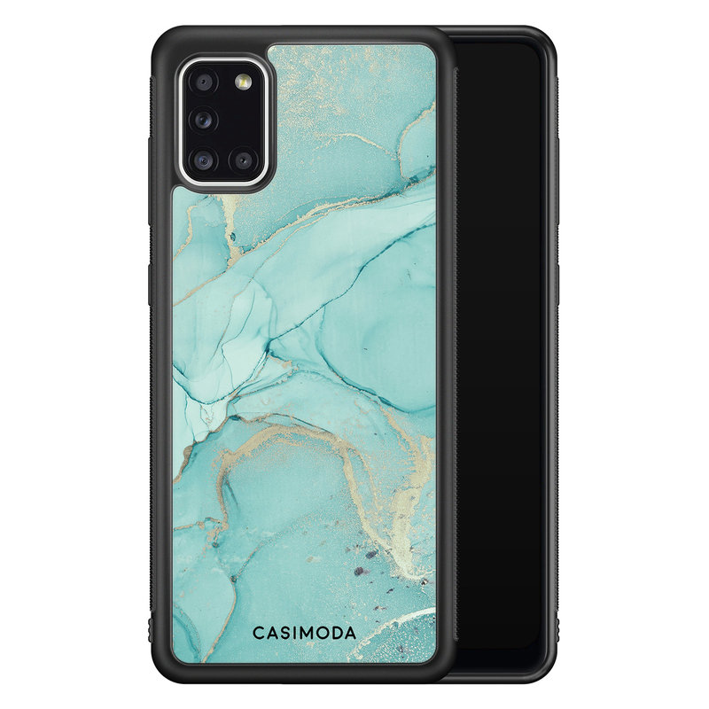 Casimoda Samsung Galaxy A31 hoesje - Touch of mint